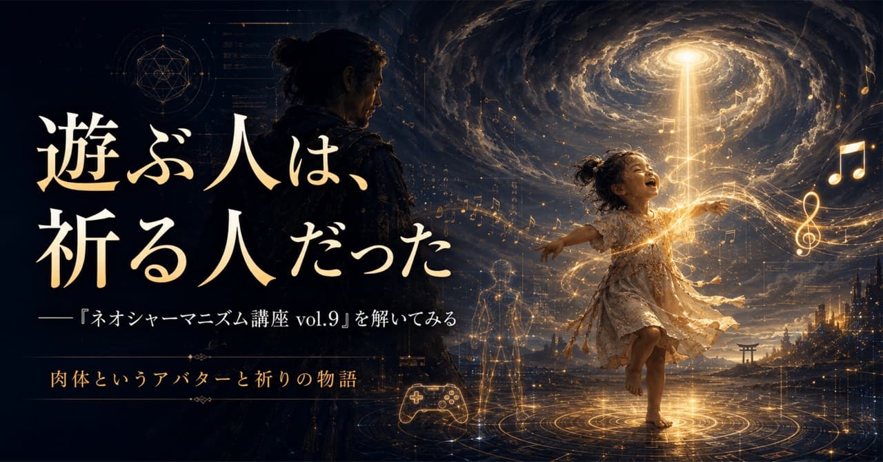 遊ぶ人は、祈る人だった ──「ネオシャーマニズム講座 vol.9」を解いてみる